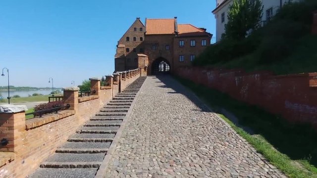  Polish Castle in Grudziadz with water gate
