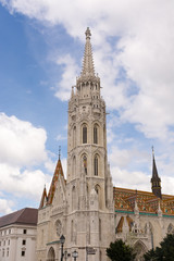 Fototapeta na wymiar Matthiaskirche in Budapest Ungarn. 