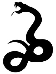 aggressive snake
