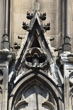 Verwittertes Fassadendetail am K&ouml;lner Dom