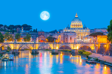  St. Peter's cathedral in Rome, Italy 