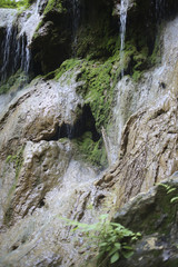 Fototapeta na wymiar Waterfall at Falls Ridge Preserve Blacksburg, Virginia
