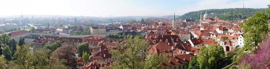 Fototapeta premium Prague, Czech Republic, panorama