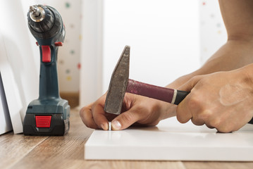 assembling furniture