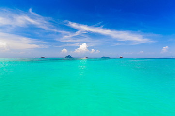 Thailand. Sea background, turquoise water