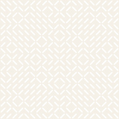 Fototapeta premium Geometric Ethnic Lattice. Stylish Subtle Texture. Vector Abstract Seamless Pattern.