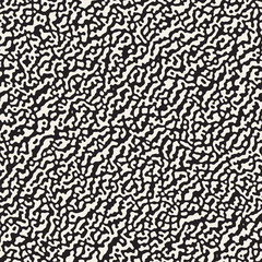 Vector Seamless Grunge Pattern. Black and White Organic Shapes. Abstract Background Illustration