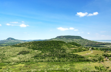 Fototapeta na wymiar View to Badacsony from Szigliget, Hungary