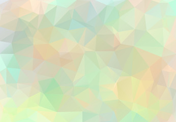 Naklejka premium Multicolor geometric rumpled triangular low poly origami style gradient illustration graphic background. Vector polygonal design for your business. Light, cool color, gamma