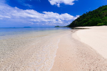 Thailand. Sea background, white sand