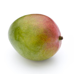 Mango fruit isolated on white background .