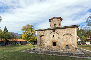 Fototapeta na wymiar ZEMEN, BULGARIA - 9 OCTOBER 2016: Amazing view of medieval Zemen Monastery, Pernik Region, Bulgaria