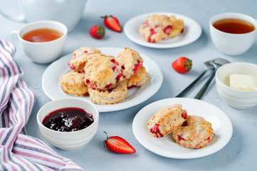 Strawberry scones