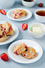 Strawberry scones