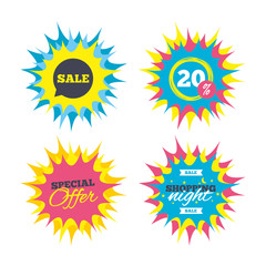 Sale sign icon. Special offer symbol.