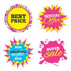 Best price sign icon. Special offer symbol.
