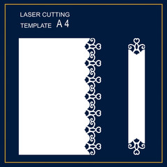 Template Vector. Laser cutting.