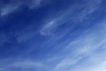 white clouds in the blue sky