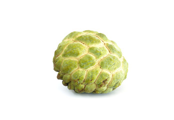 sugar apple on white background