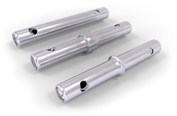 Scaffolding stacking pins