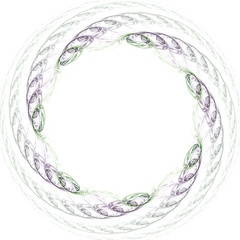 Fractal art background for creative design. Abstract fractal. Decoration for wallpaper desktop, poster, cover booklet, card. Psychedelic. Print for clothes, t-shirt. Magic graphics..