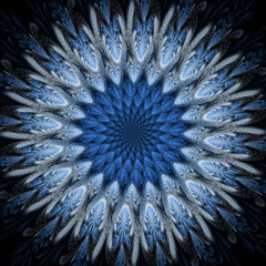 Fractal art background for creative design. Abstract fractal