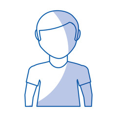 Obraz premium young boy avatar character vector illustration design
