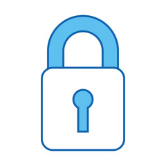 padlock security isolated icon vector illustration design