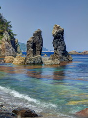 青海島海上アルプス　変装行列