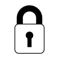 padlock security isolated icon vector illustration design