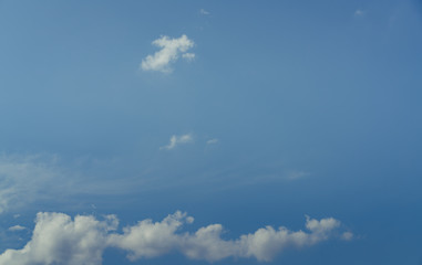 Cloud with blue sky