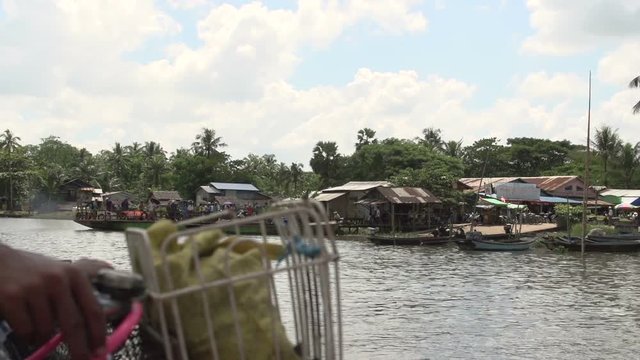 Pathein, by ferry to the small village