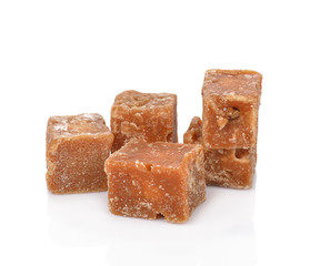 Brown cane sugar cubes