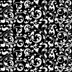 Seamless scroll pattern.