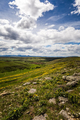 Clouds Over Springtime Landscape