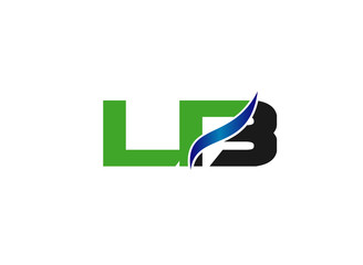 Letter L and B logo vector
