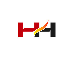 H and H logo vector
