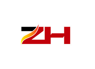 Z and H logo vector
