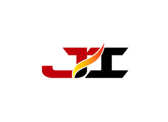 JI company linked letter logo
