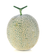 fresh melon on white background