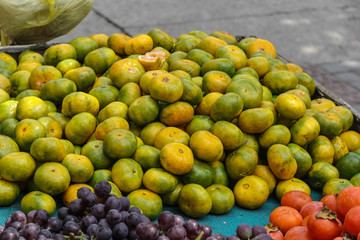 fruits and vegetables in shanghai street market