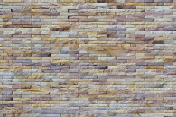Decorative wall likes brick wall.