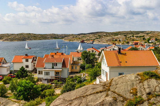 Coastal Village In The Swedish Archipelago