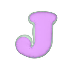 Alphabet pillow letter  
