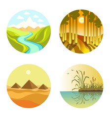 Different nature circles