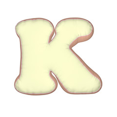 Alphabet pillow letter  