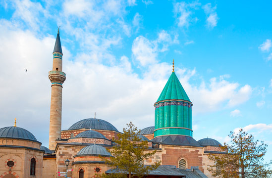 Mausoleum of Mevlana in Konya. Turkey.