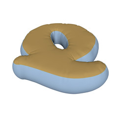 Alphabet pillow letter  