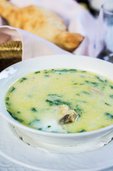 Georgian chicken soup