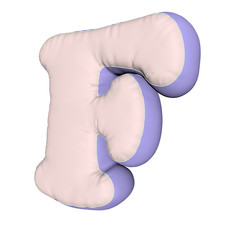 Alphabet pillow letter  